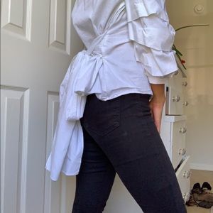 White blouse with so many cute details